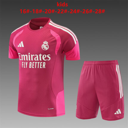 Kids Real Madrid 2026/27 Pink Training Jersey