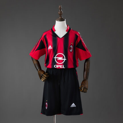 Kids Retro AC Milan 2004/05 Home Kit