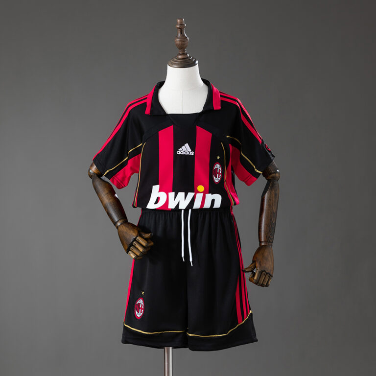 Kids Retro AC Milan 2006/07 Home Kit