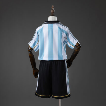 Kids Retro Argentina 1998 World Cup Home Kit