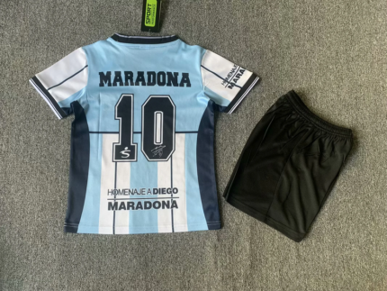 Kids Retro Argentina 2001 Maradona Kit