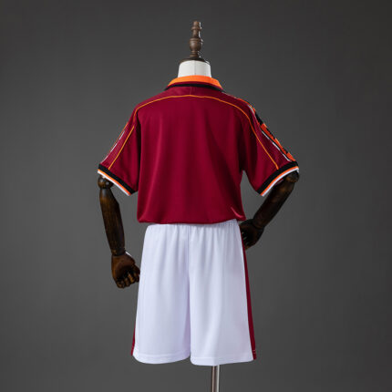 Kids Retro AS Roma 1998/99 Home Kit