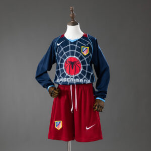 Kids Retro Atletico Madrid 2004/05 Away Long-Sleeve Long Sleeve Kit