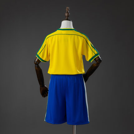 Kids Retro Brazil 1998 World Cup Home Kit
