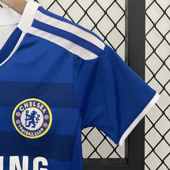 Kids Retro Chelsea 2012 Home Champions League Kit