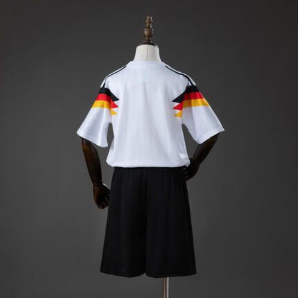 Kids Retro Germany 1990 World Cup Home Kit