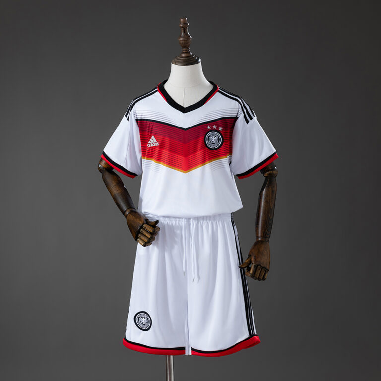 Kids Retro Germany 2014 World Cup Home Kit