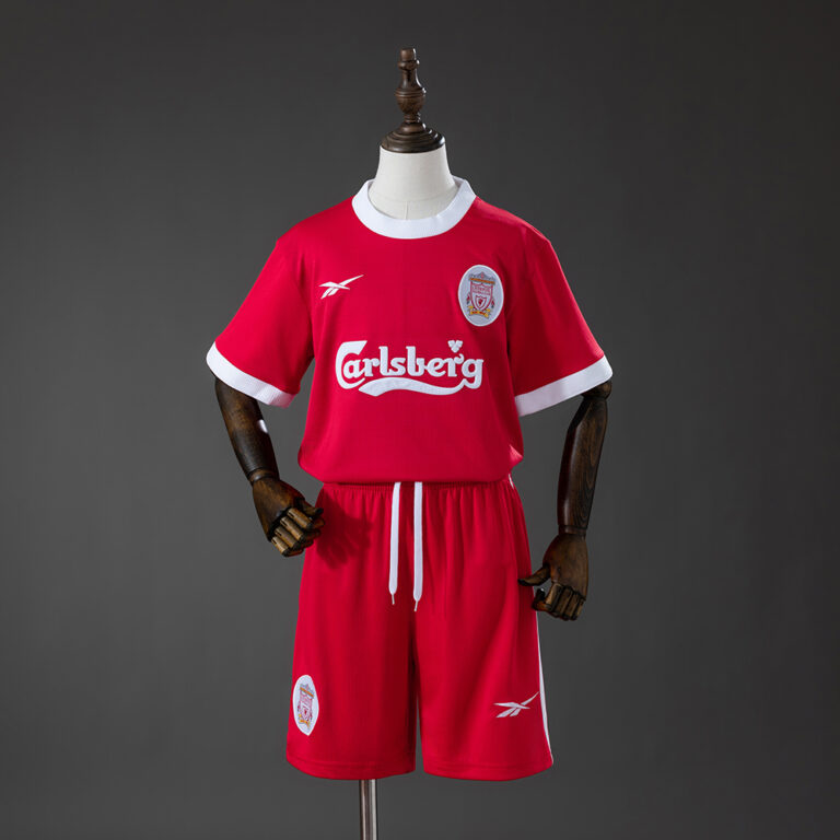Kids Retro Liverpool 1995/96 Home Kit