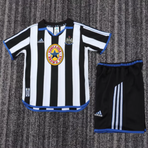 Kids Retro Newcastle United 1999/00 Home Kit