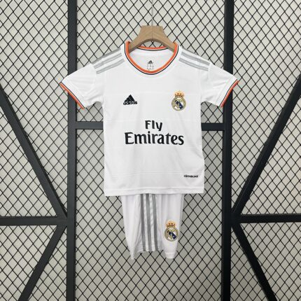 Kids Retro Real Madrid 2013/14 Home white Kit