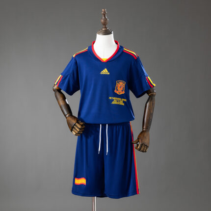 Kids Retro Spain 2010 World Cup Away Kit