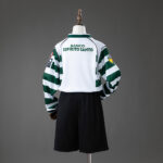 Kids Retro Sporting CP 2001/02 Home Long-Sleeve Long Sleeve Kit