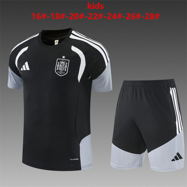 Kids Spain 2026 World Cup Black Training Jersey
