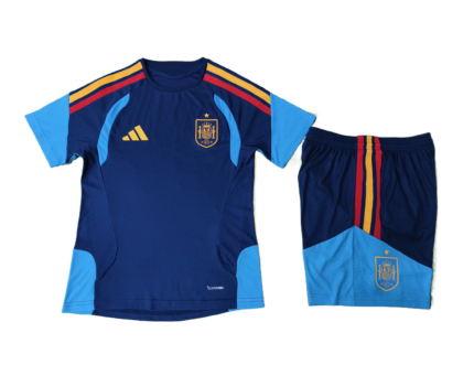 Kids Spain 2026 World Cup Blue Training Jersey Player Version