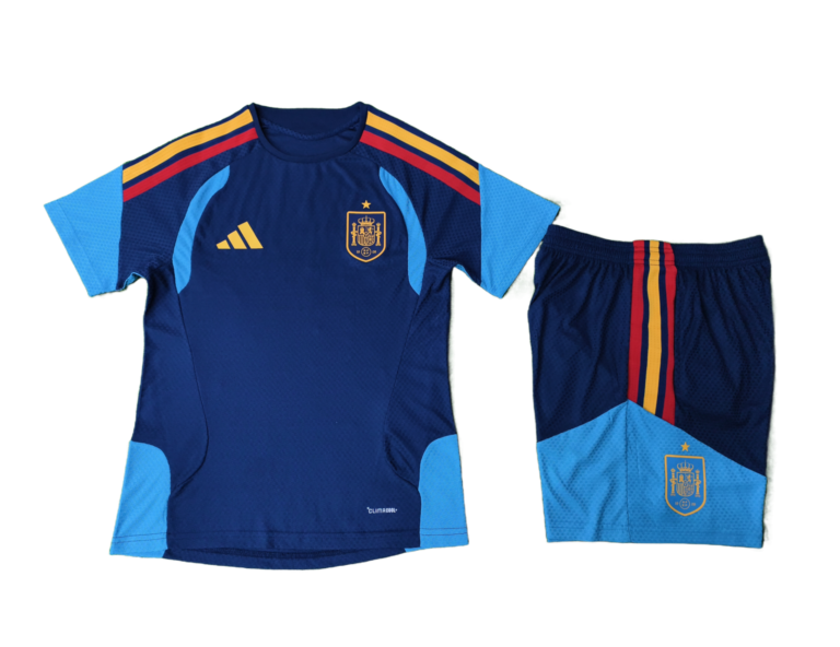 Kids Spain 2026 World Cup Blue Training Jersey Player Version