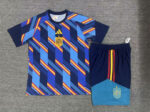 Kids Spain 2026 World Cup Camo Royal Blue Training Jersey