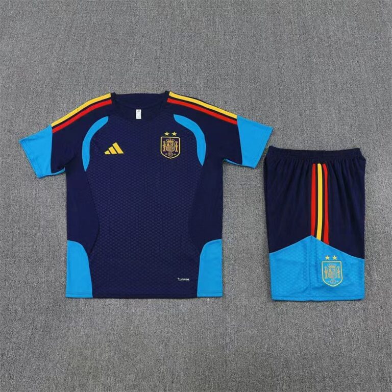Kids Spain 2026 World Cup Two-star Edition Royal Blue Training Jersey