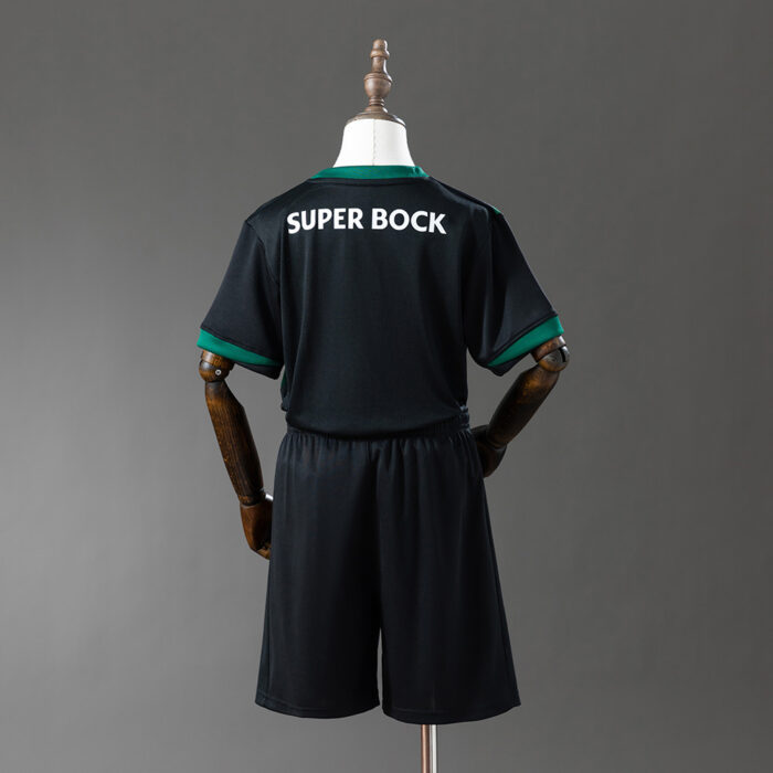 Kids Sporting CP 2025/26 Lisbon Alternative Black Kit
