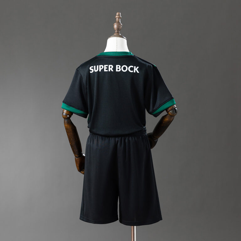 Kids Sporting CP 2025/26 Lisbon Alternative Black Kit