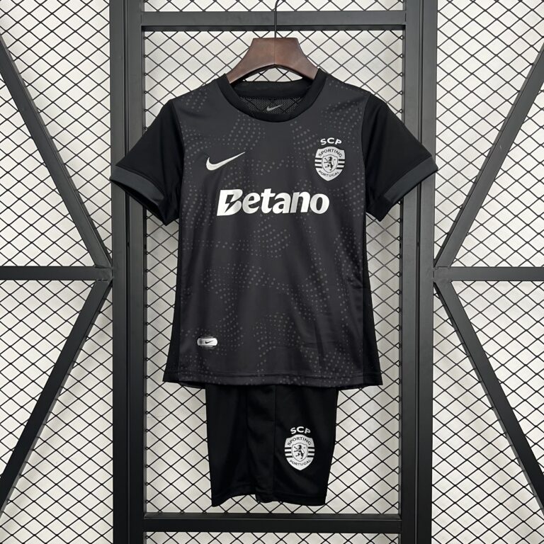 Kids Sporting CP 2025/26 Lisbon Special Edition Black Kit
