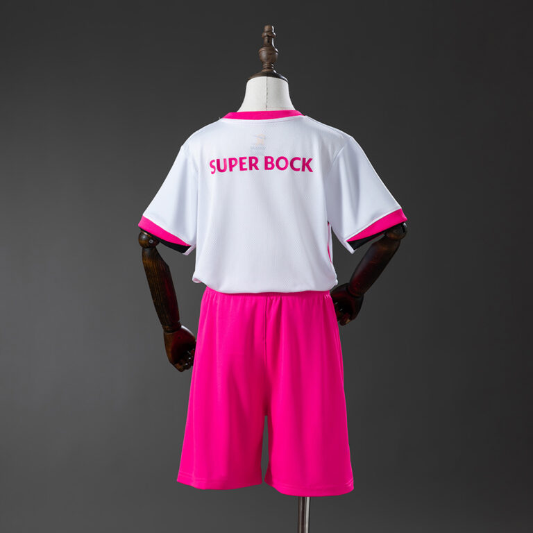 Kids Sporting CP 2025/26 Lisbon White and Pink Special Edition Kit