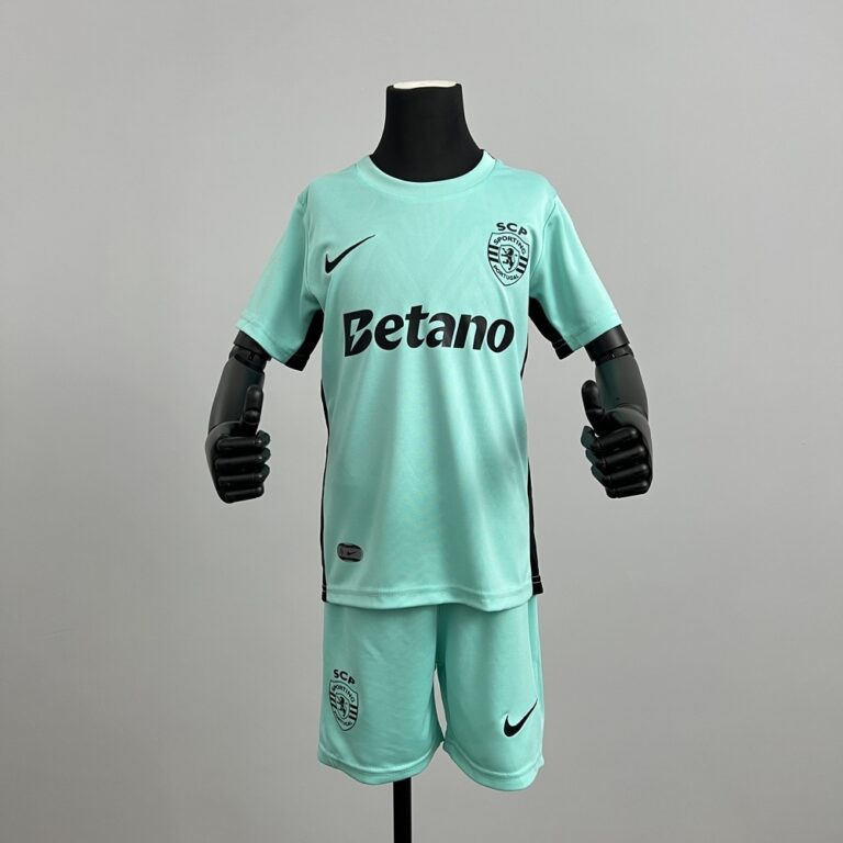 Kids Sporting CP 2025/26 Third Lisbon blue Kit