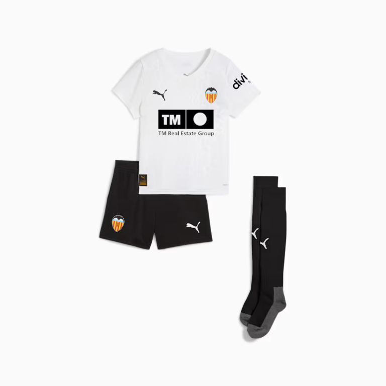 Kids Valencia CF 2025/26 Home white Kit