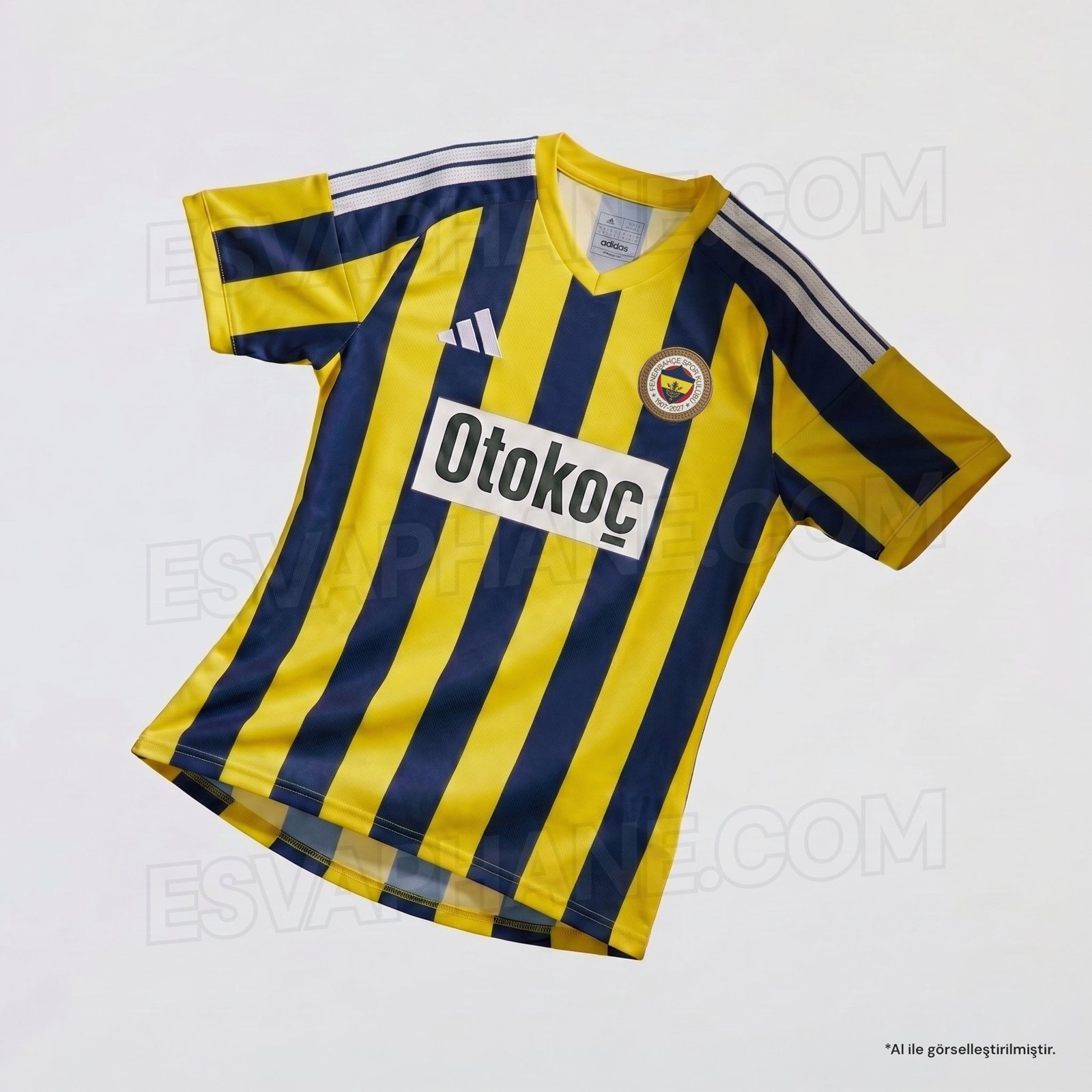 Fenerbahce 26-27 home shirt with 120th anniversary crest