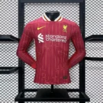 Liverpool 2024/25 Home Long Sleeves Jersey Player Version