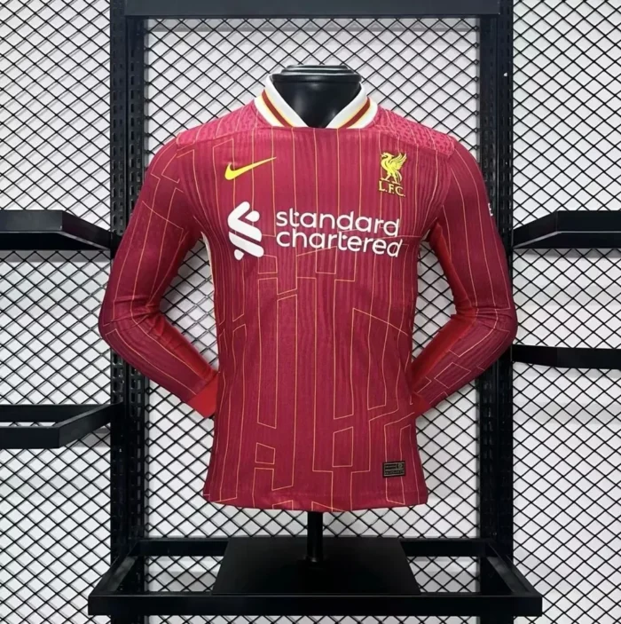 Liverpool 2024/25 Home Long Sleeves Jersey Player Version