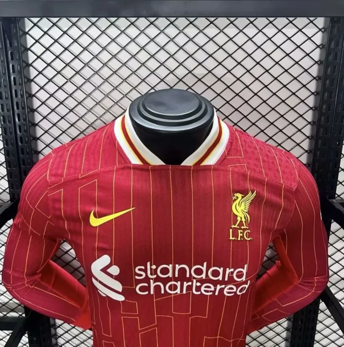 Liverpool 2024/25 Home Long Sleeves Jersey Player Version