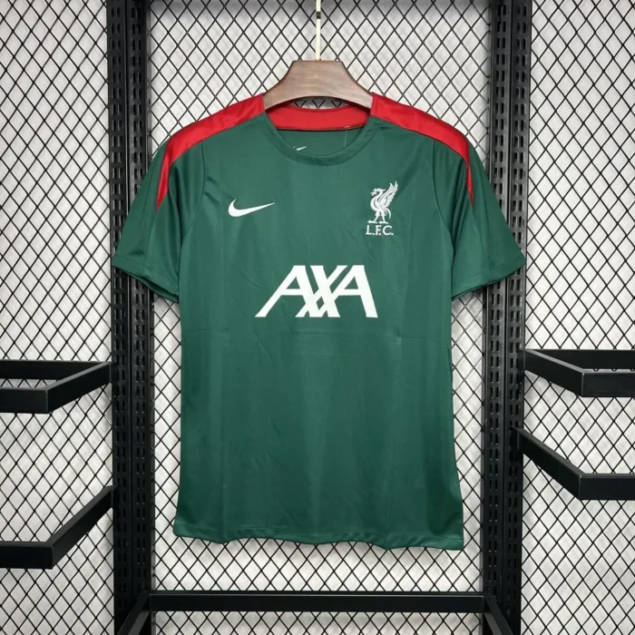 Liverpool 2024/25 Pre-match training dark green Jersey