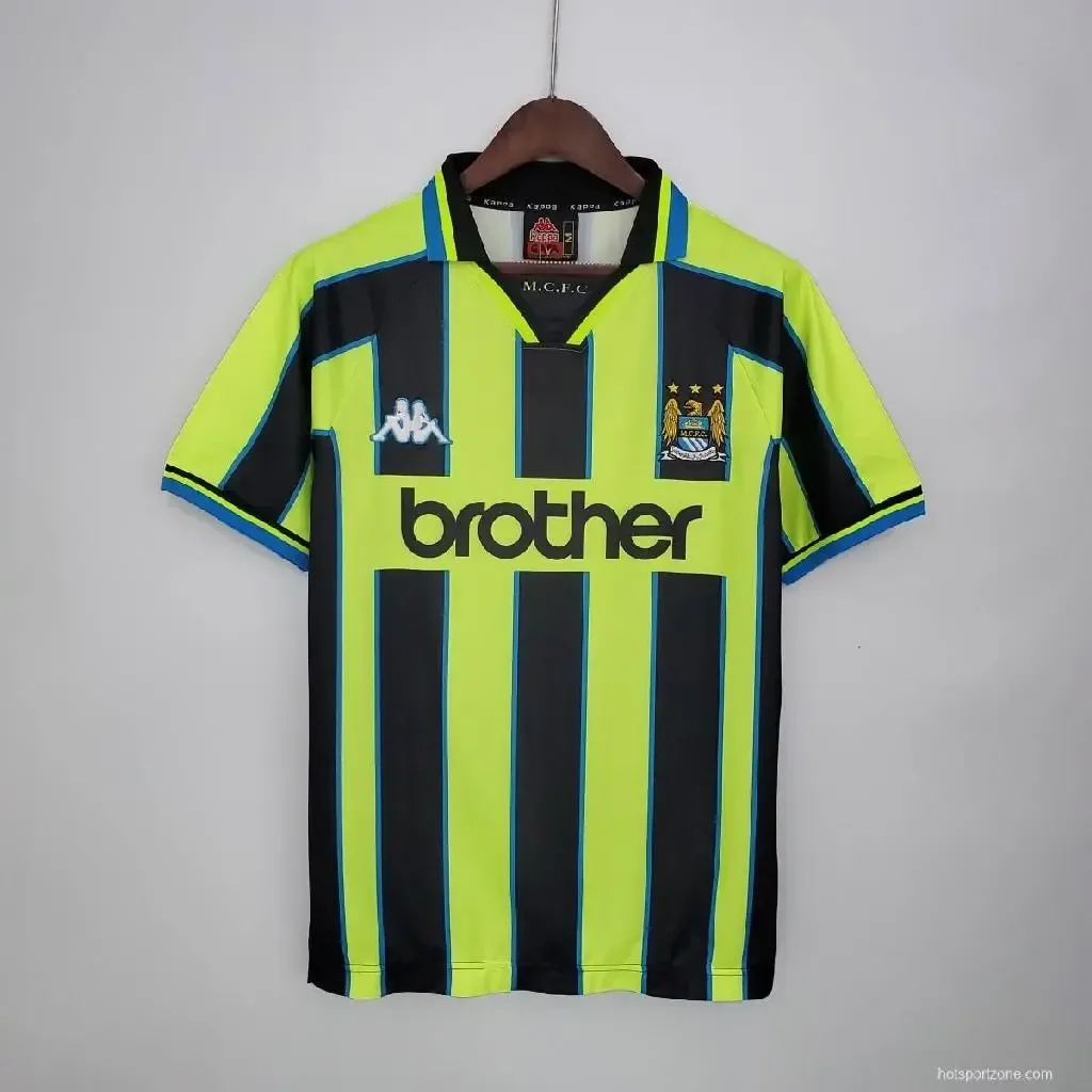Manchester City 1998-99 Away Retro Jersey