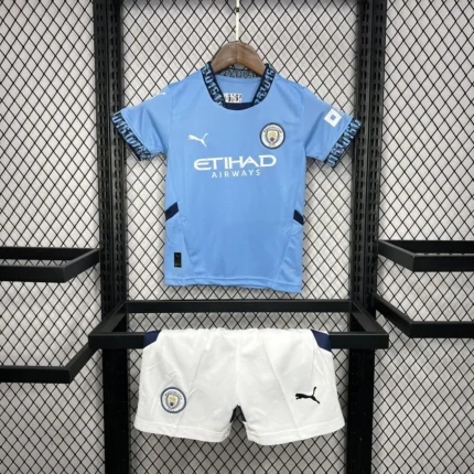 Manchester City 2024/25 Home Kids Kit