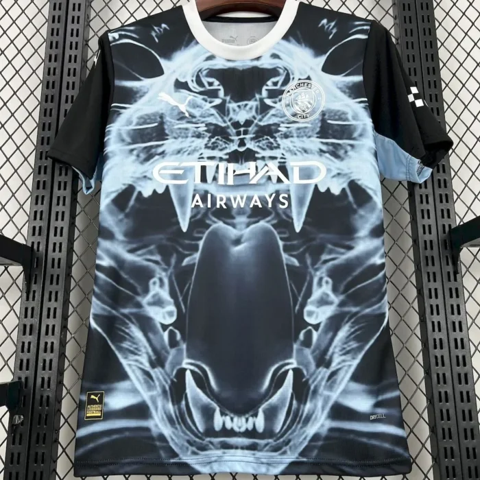 Manchester City 2025/26 Black and blue concept version Jersey