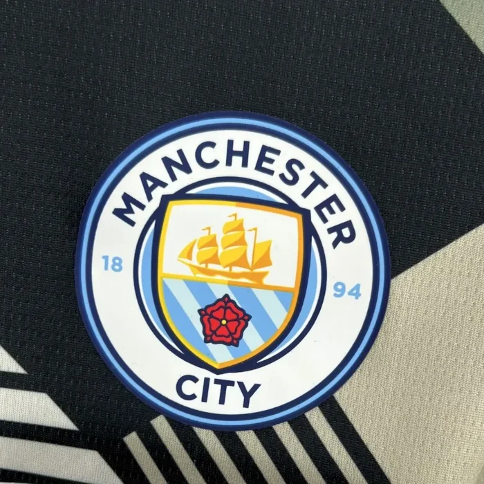 Manchester City 2025/26 Black and yellow concept version Jersey