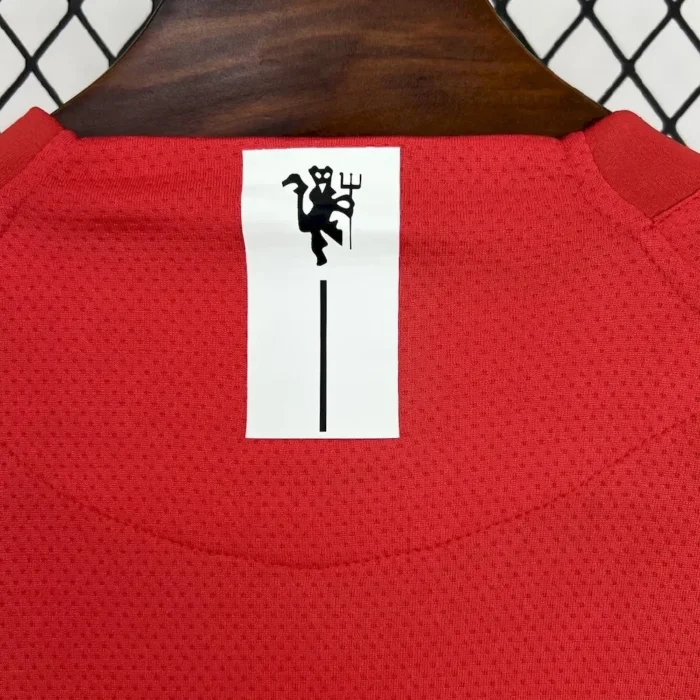 Manchester United 2007/08 Home UCL Long Sleeves Retro Jersey