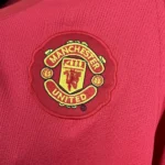Manchester United 2007/08 Home UCL Long Sleeves Retro Jersey