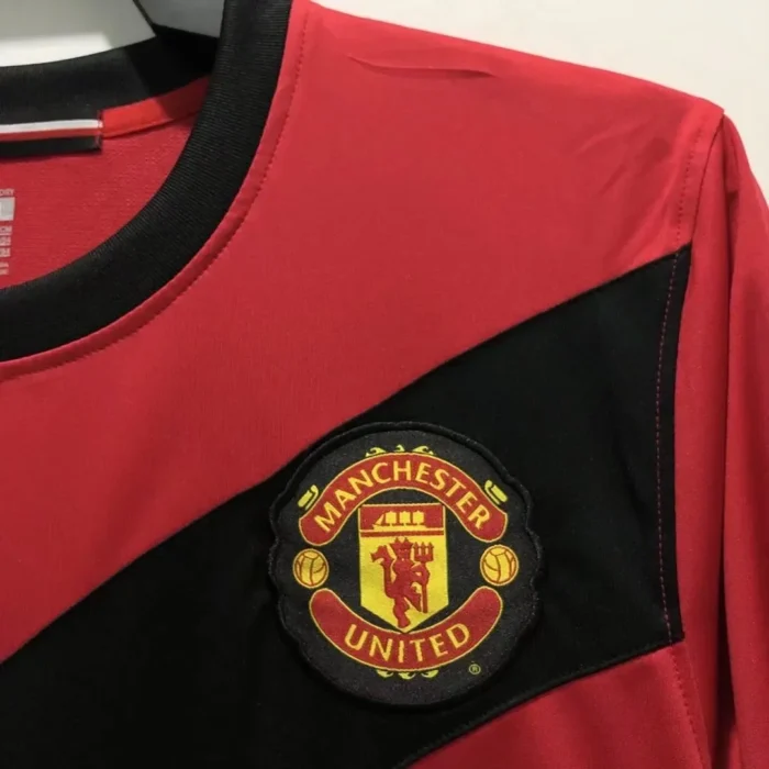 Manchester United 2009/10 Home Long Sleeves Retro Jersey
