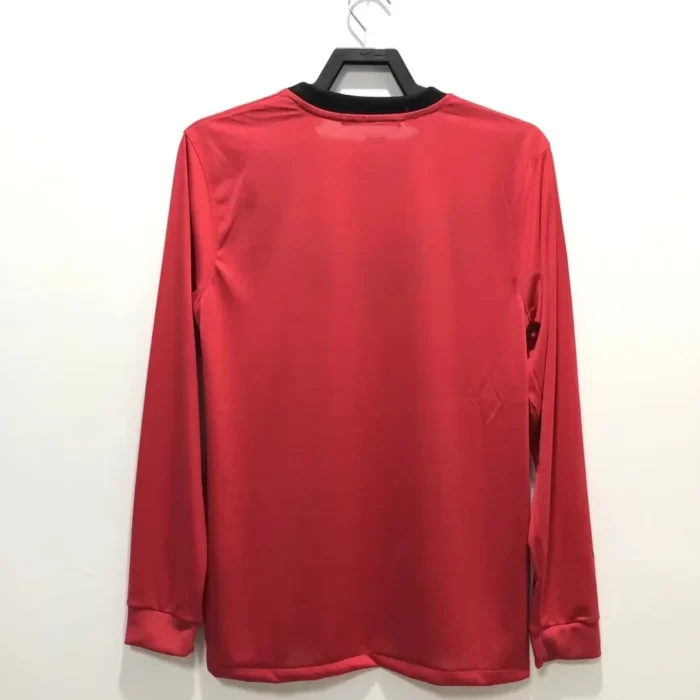 Manchester United 2009/10 Home Long Sleeves Retro Jersey
