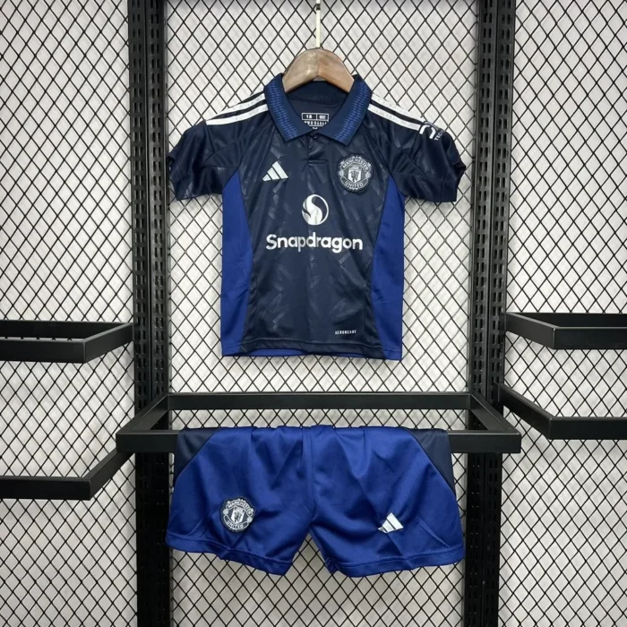 Manchester United 2024/25 Away Kids Kit