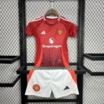 Manchester United 2024/25 Home Kids Kit