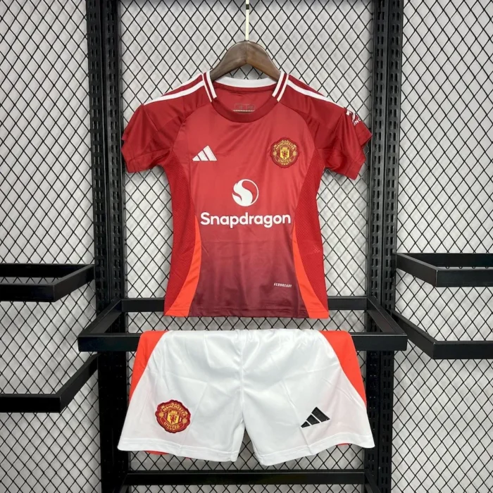 Manchester United 2024/25 Home Kids Kit