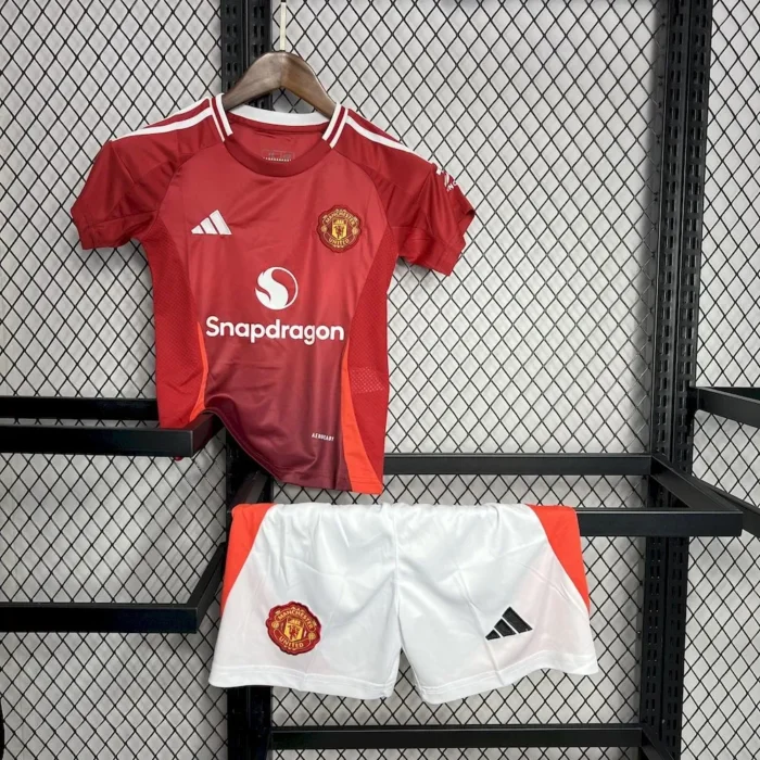 Manchester United 2024/25 Home Kids Kit