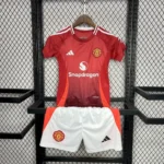 Manchester United 2024/25 Home Kids Kit