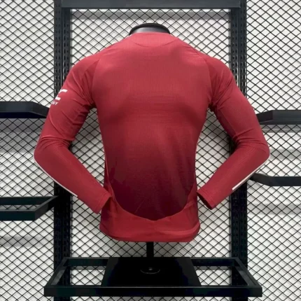 Manchester United 2024/25 Home Long Sleeves Jersey Player Version