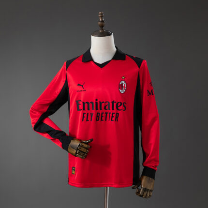 Mens AC Milan 2025/26 Fourth Slam Jam Long Sleeve Jersey