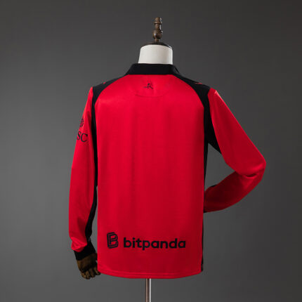 Mens AC Milan 2025/26 Fourth Slam Jam Long Sleeve Jersey