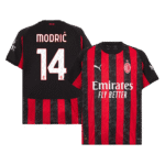 Mens AC Milan 2025/26 Home Jersey – Modric 14