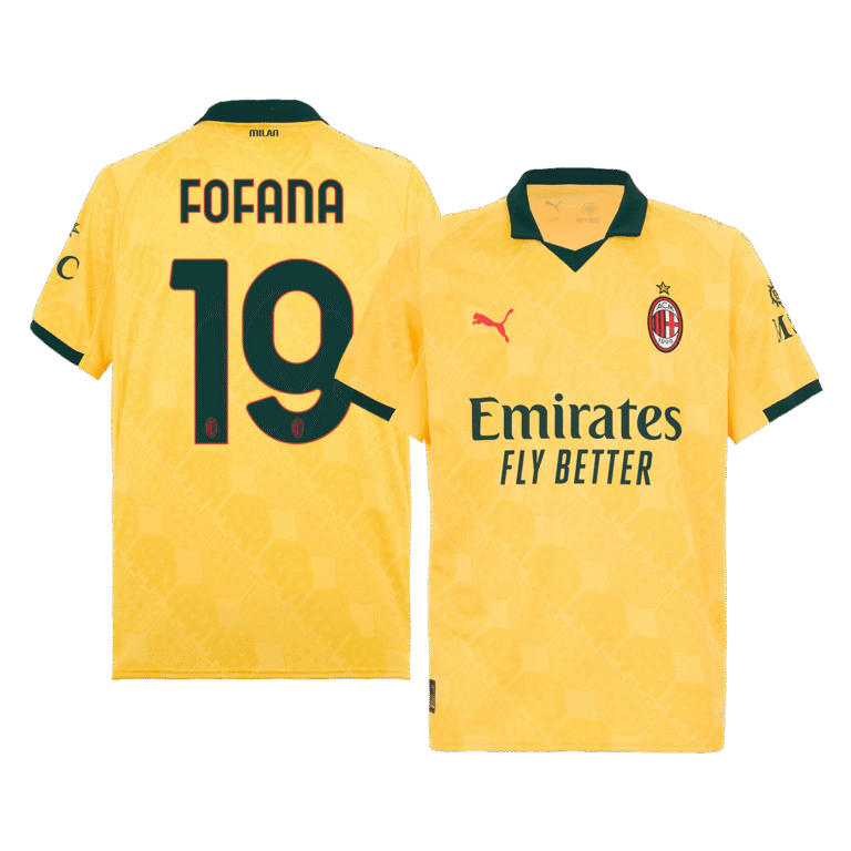 Mens AC Milan 2025/26 Third Jersey – Fofana 19
